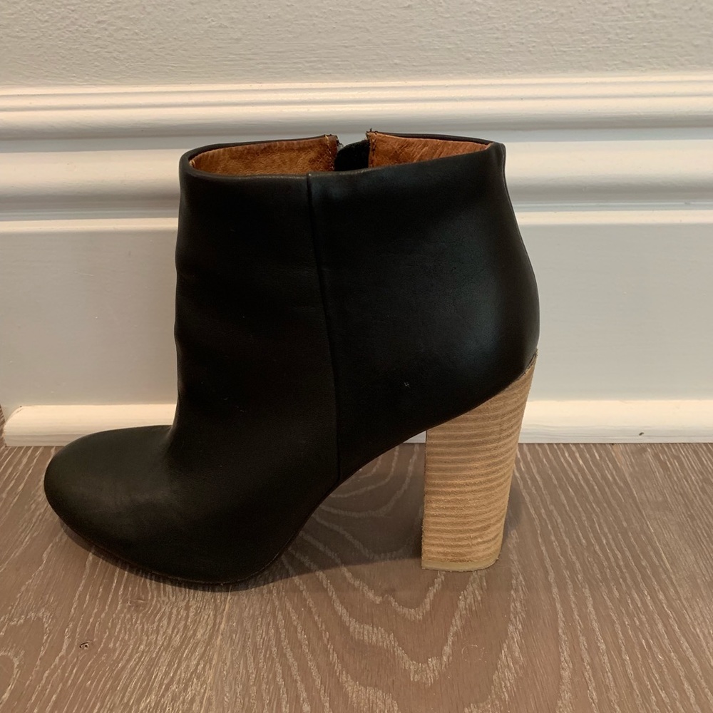 Joie Wood Stacked Boots